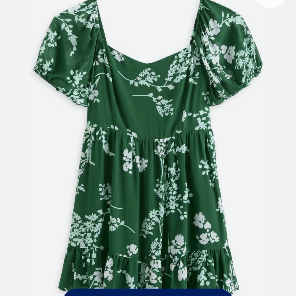 Floral Green Women's Top